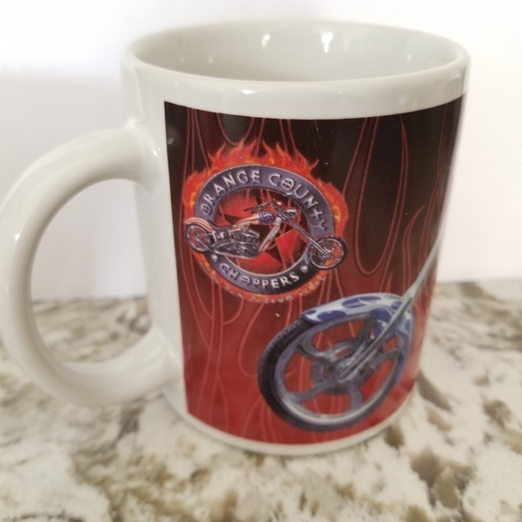 2004 Orange County Choppers Motorcycle Biker's Mug, set of 2 - Picture 6 of 9
